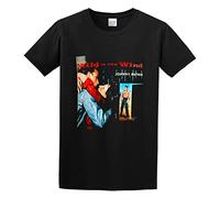 SKKCOR DYYSKE Men's Johnny Mathis Dimitri Tiomkin Wild is The Wind Front Cotton T Shirt Black XXL