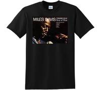 SKKCOR DYYSKE Men's Miles Davis T Shirt Kind of Blue Black S