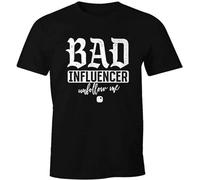 SKKCOR DYYSKE Men's T-Shirt Bad Influencer Social Networks Social Networks Unfollow Me3321 Black L