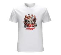 SKKCOR DYYSKE Men's The Cannonball Run Burt Reynolds 1980S Movie Smokey and The Bandit T-Shirts White 3XL