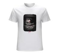 SKKCOR DYYSKE Men's WB Horror It Storm Drain T-Shirts White XL