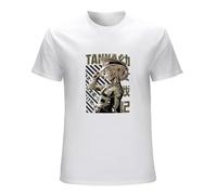 SKKCOR DYYSKE Men's Youjo Senki Tanya Degurechaff T-Shirts White XXL