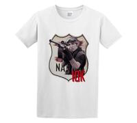 SKKCOR DYYSKE Men's Z Nation 10K Logo Cotton T Shirt White L