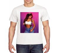 SKKCOR DYYSKE Saved by The Bell Star Kelly Kapowski Men's T Shirt White XXL