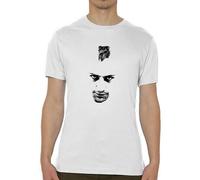 SKKCOR DYYSKE Taxi Driver Robert De NIRO Evil Face Men's T Shirt White XL