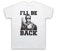 SKKCOR DYYSKE Terminator I'll Be Back Mens T Shirt White S