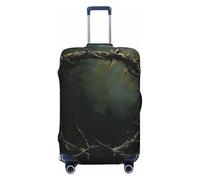 SKKNT Housse de valise lavable avec motif couronne d'épines - Protection de bagage personnalisée - Élastique et anti-rayures, noir, Small