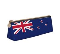 SKKNT Trousse de maquillage grande capacité avec fermeture éclair Motif drapeau de la Nouvelle-Zélande