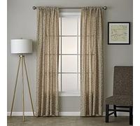 SKL Home by Saturday Knight Ltd. Home by Saturday Knight Ltd. Panneau de Rideau de fenêtre à Pois guépard, 142,4 x 213,4 cm, Toast