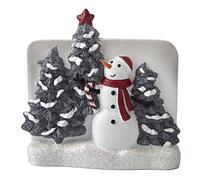 SKL Home by Saturday Knight Ltd. Whistler Porte-Brosse à Dents Bonhomme de Neige Gris Tourterelle