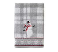 SKL HOME by Saturday Knight Ltd. Whistler Serviette de Bain Bonhomme de Neige Gris