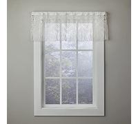 SKL Home by Saturday Knight Tour de lit en Crochet avec Diamants Blanc 127 x 35,6 cm