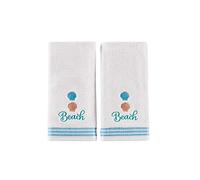 SKL Home, Ensemble de Serviettes de Toilette en Coton, Blanc