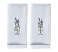 SKL Home Ensemble de Serviettes essuie-Mains, Coton, Lavande