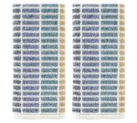 SKL Home Juxtapose Lot de 2 Serviettes essuie-Mains
