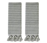 SKL Home Longborough Ensemble de Serviettes de Toilette 100% Coton Turc, 40,6 x 66 cm, Sauge