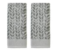 SKL Home Lot de 2 essuie-Mains, Coton, Sauge, 40,6 x 66 cm