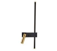 SKLIQMMV Applique Murale Nordique Moderne Noir et Blanc Minimaliste Salon canapé Fond Mur Lampe décorative lumière Luxe Chambre Chevet(Warm White (2700-3500K)_B2)