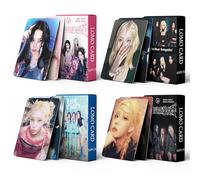 SKLTN 220Pcs/4Set aespa Photocards Armageddon Supernova Cards Nouvel Album Cards Mini Merch Photo Cards aespa Poster Cards Cadeau pour Fans