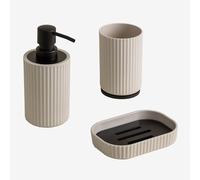 SKLUM Ensemble de Salle de Bain Ozene en ABS et Bambou -