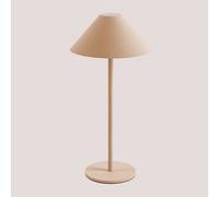 Lampe De Table Led Sans Fil Nebida Beige Lin