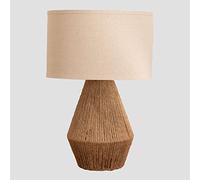 SKLUM Lampe en Lin Vasil Marron Naturel