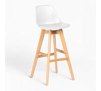 Lot de 2 tabourets hauts Nordic Edition Blanc ¿75 cm