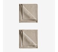 SKLUM Lot de 2 Serviettes en Lin et Coton Ederne