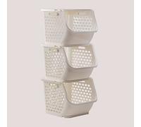 SKLUM Lot de 3 paniers de Rangement Bazyl