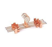 SKLUM Lot de 6 cintres métallisés avec Clip Gärde -