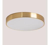 Plafonnier Led (Ø30 Cm) Piercy Doré Doré