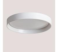 Plafonnier Led En Fer Zekri Blanc Blanc