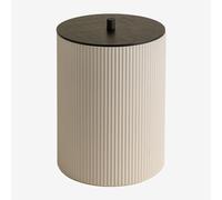 SKLUM Poubelle Ozene avec Couvercle Beige Crème