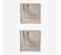 SKLUM Set de 2 Serviettes en Coton Nedeliya