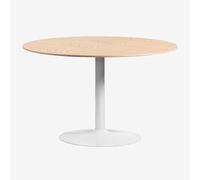 SKLUM Table à Manger Ronde en MDF et métal Yvetta - Ø120 cm