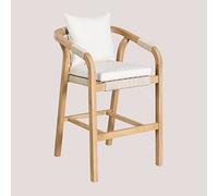 SKLUM Tabouret Haut en Bois d'acacia (73 cm) Dubai Brun Acacia