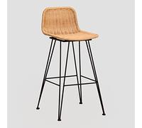 Tabouret Haut En Rotin Sunset Vali ?76 Cm