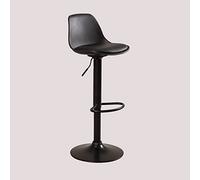 SKLUM Tabouret Haut Réglable Nordic Noir