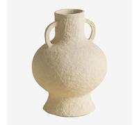 SKLUM Vase décoratif Fait Main en Papier mâché Cutler Beige Crème