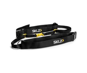 SKLZ Ceinture Agilité Double - Outil de Miroir pour Exercices | Ceinture noire réglable - pour exercices dynamiques, augmente vitesse, agilité et temps de réaction