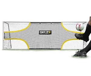 SKLZ Goalshot Soccer Goal Target, Cible d’entraînement Football 7m x 2m, améliore visée et précision, mémoire Musculaire, Feedback instantané, Portable avec Sac de Transport, idéal Tous Joueurs