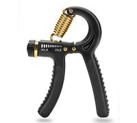 SKLZ Grip Strength Trainer - Position Correcte de la Main | Noir; résistance réglable 9-40 kg; entraîneur compact pour main, poignet et avant-bras; réduit le stress
