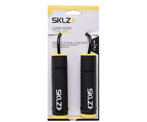 SKLZ JROP-001 Corde à Sauter Noir | Noir; 3 m réglable; poignées rembourrées; corde résistante pour travail des pieds, coordination et cardio