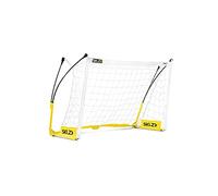 SKLZ Pro But de Football d'entraînement, But de Football transportable pour enfants, Installation Rapide, Blanc / Noir / Jaune, 6ft x 4ft
