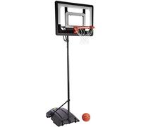 SKLZ Pro Mini Hoop - Système avec Base Portable, Noir | Noir; hauteur réglable 0,53-2,13 m; ballon mini 17,8 cm; panneau en polycarbonate; base lestée portable