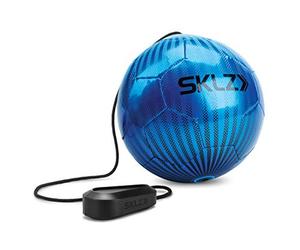 SKLZ Star-Kick Touch Trainer,ballon taille 1,améliore passes et contrôle,poignée ergonomique,technologie 360° swivel,portable,parfait tous âges,entraîne partout,couleur Cobalt