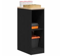 SKM Armoire de Rangement de Garage Noir 30x51x85 cm Bois de pin,Entreprise & Industrie,Stockage Industriel,Armoires industrielles,Noir,15.95KG,860527