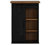 SKM Armoire Suspendue Halden Porte coulissante Noir 49x22,5x70 cm,Meubles,Armoires & Meubles de Rangement,Meubles de Cuisine,Noir,10.3KG,4018440
