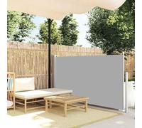 SKM Auvent latéral rétractable de Patio 120x500 cm Gris,Maison & Jardin,Pelouses & Jardins,Vie en extérieur,Parasols & voiles d'ombrage,Gris,6.1KG,48392