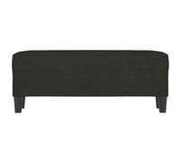 SKM Banc Noir 100x35x41 cm Tissu,Meubles,Bancs,Noir,6.2KG,349455